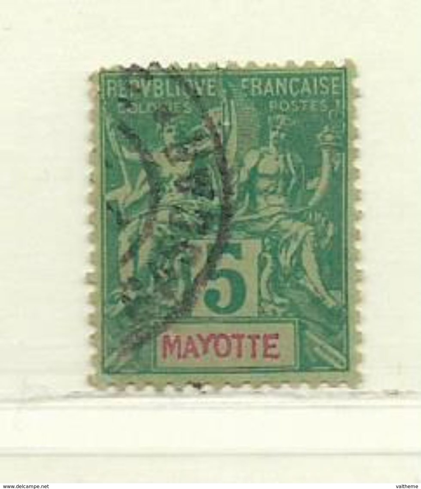 MAYOTTE ( FRMAY - 24 )  1892  N° YVERT ET TELLIER   N° 4 - Usados
