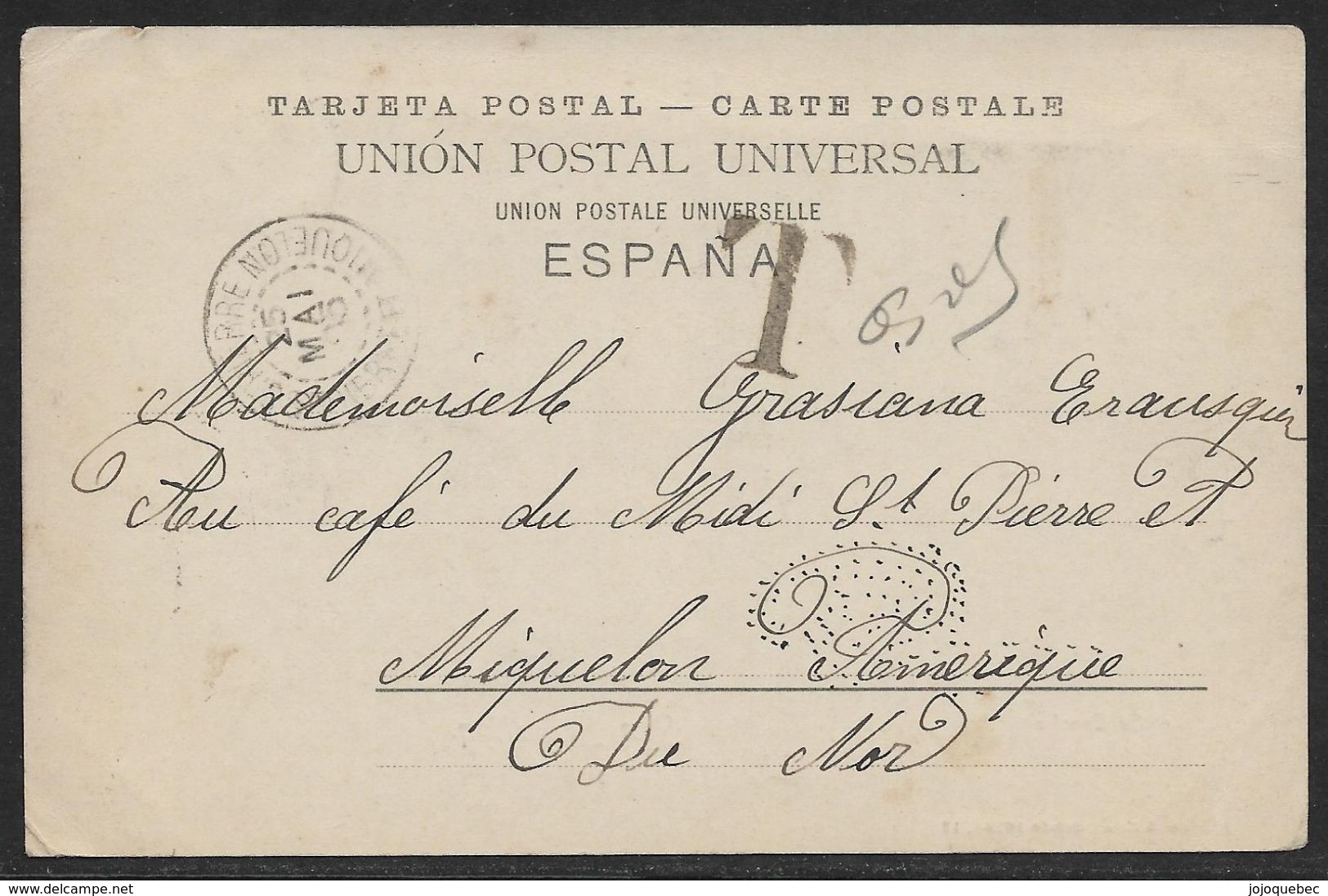 L'Espagne Carte Postale, Avec Joli Oblitération, POSTCARD LA CONCHA, SAN SEBASTIAN - La Rioja (Logrono)