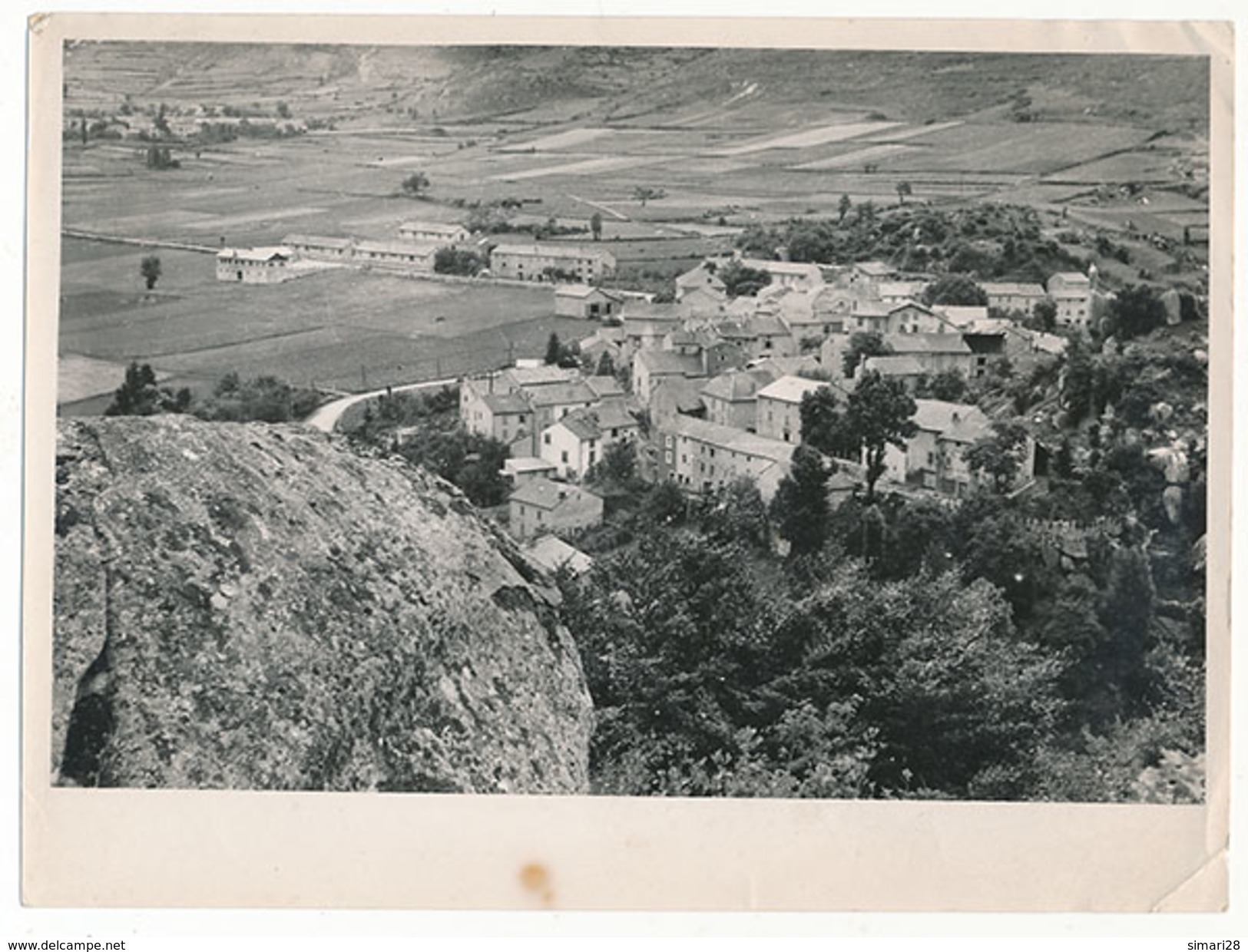 ROQUEFORT DE SAULT - PHOTO DU VILLAGE  (DIM 24 X 18) - Lieux