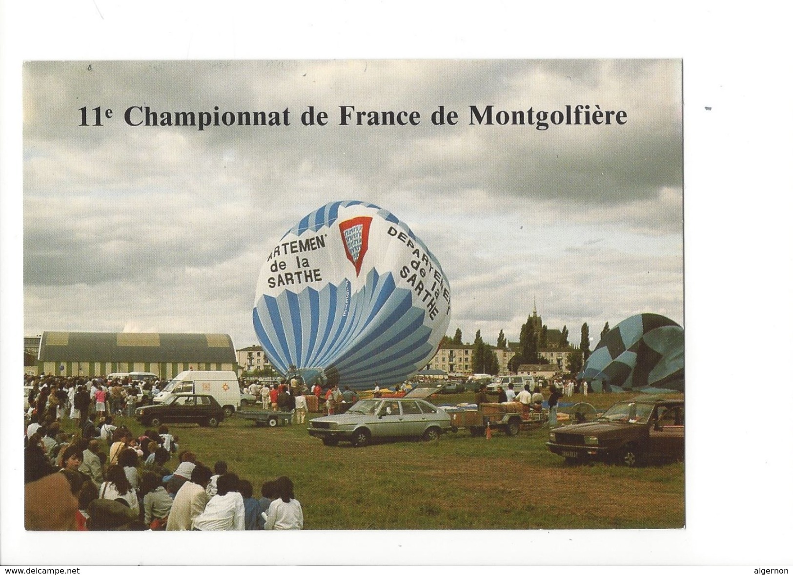 18042 -  11e Championnat De France De Montgolfière Le Gonflage La Ferté-Bernard - Montgolfières