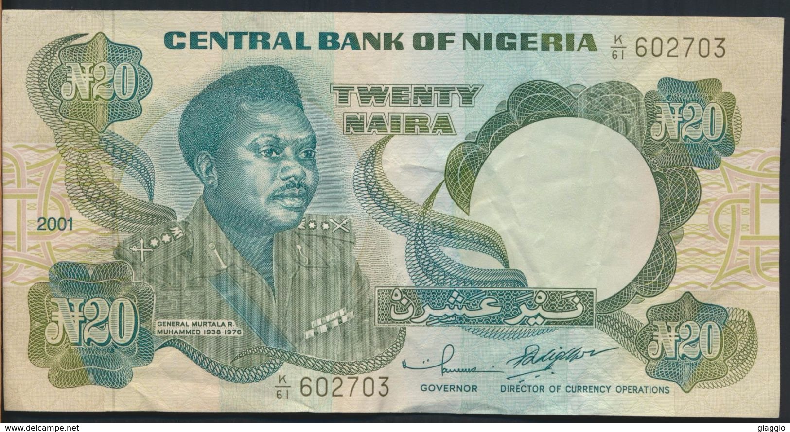 °°° NIGERIA - 20 NAIRA 2001 °°° - Nigeria