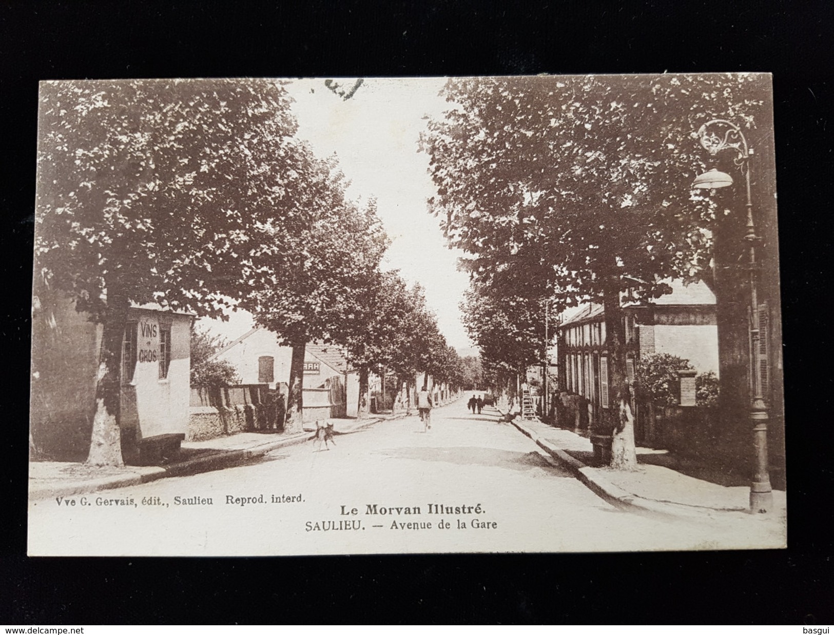 CPA D21 Saulieu, Avenue De La  Gare - Saulieu