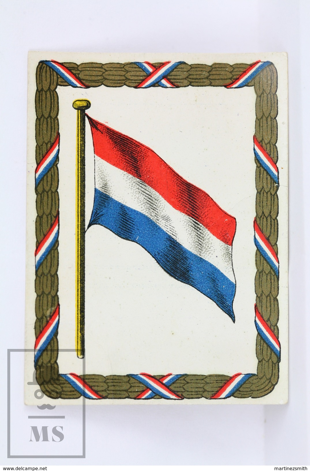 1900's Cigarette Trading Card/ Chromo - WWI Flag Of Netherlands/ Holland - Other & Unclassified