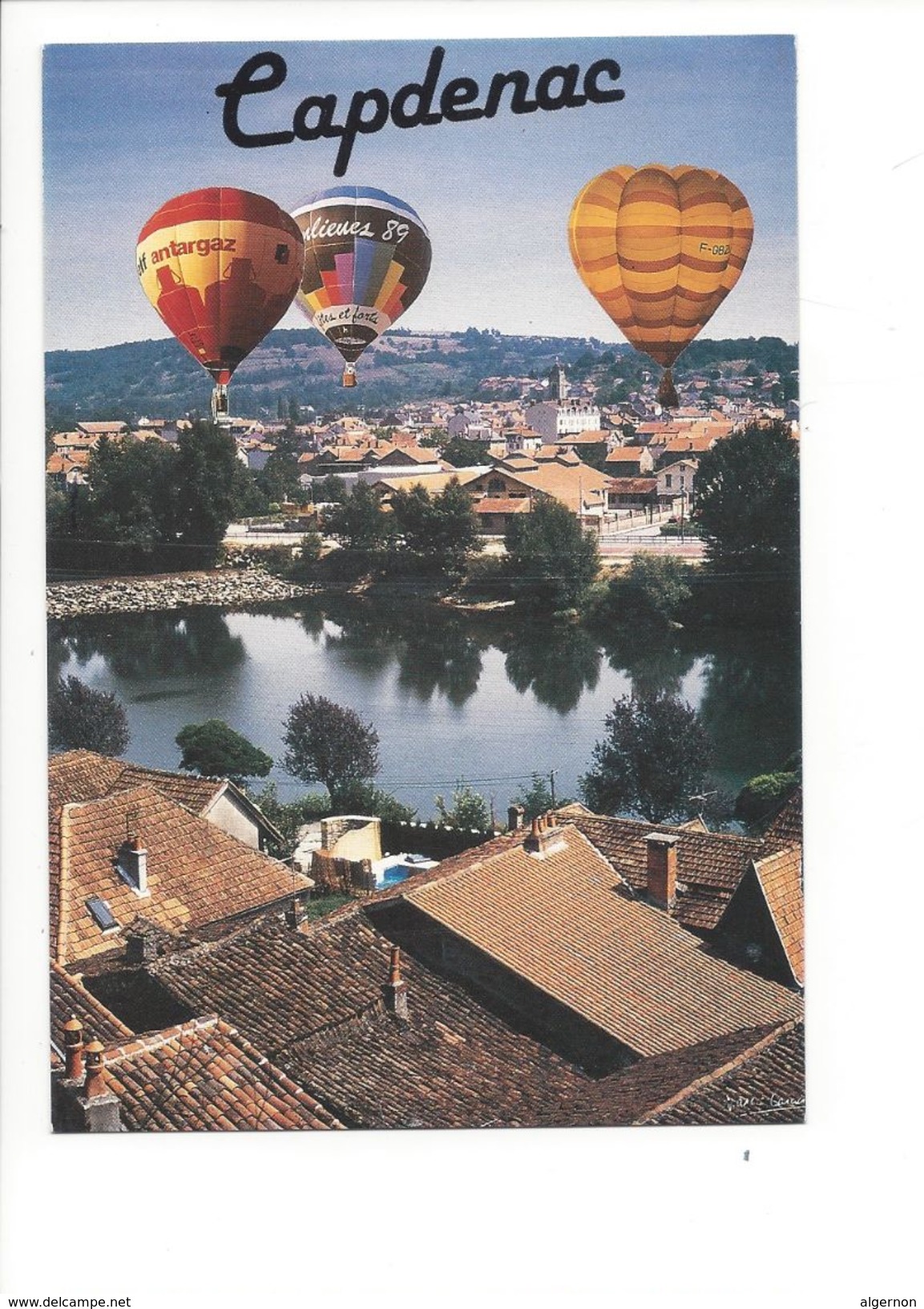 18046 -  1ère Montgolfiades En Rouergue Capdenac Gare Août 1986 - Montgolfières