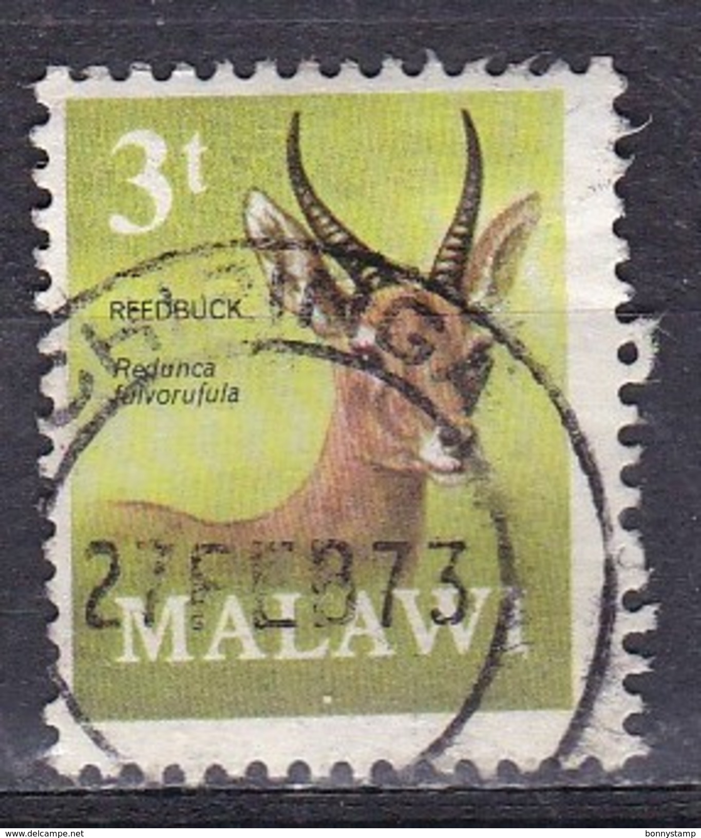 Malawi, 1971 - 3t Reedbuck - Nr.150 Usato° - Malawi (1964-...)