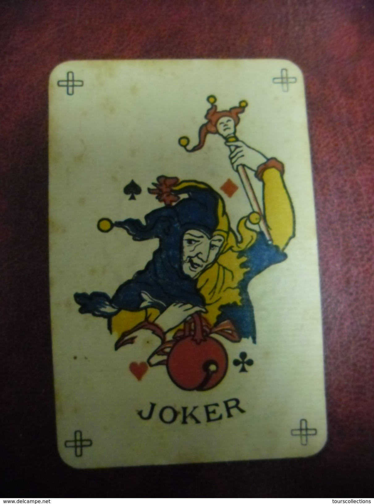 JEU Trés Ancien De 52 Cartes à Jouer Avec JOKER - AS De Trèfle Avec La Taxe Du Décret De 1890 - Il Manque Dame De Trèfle - 54 Carte