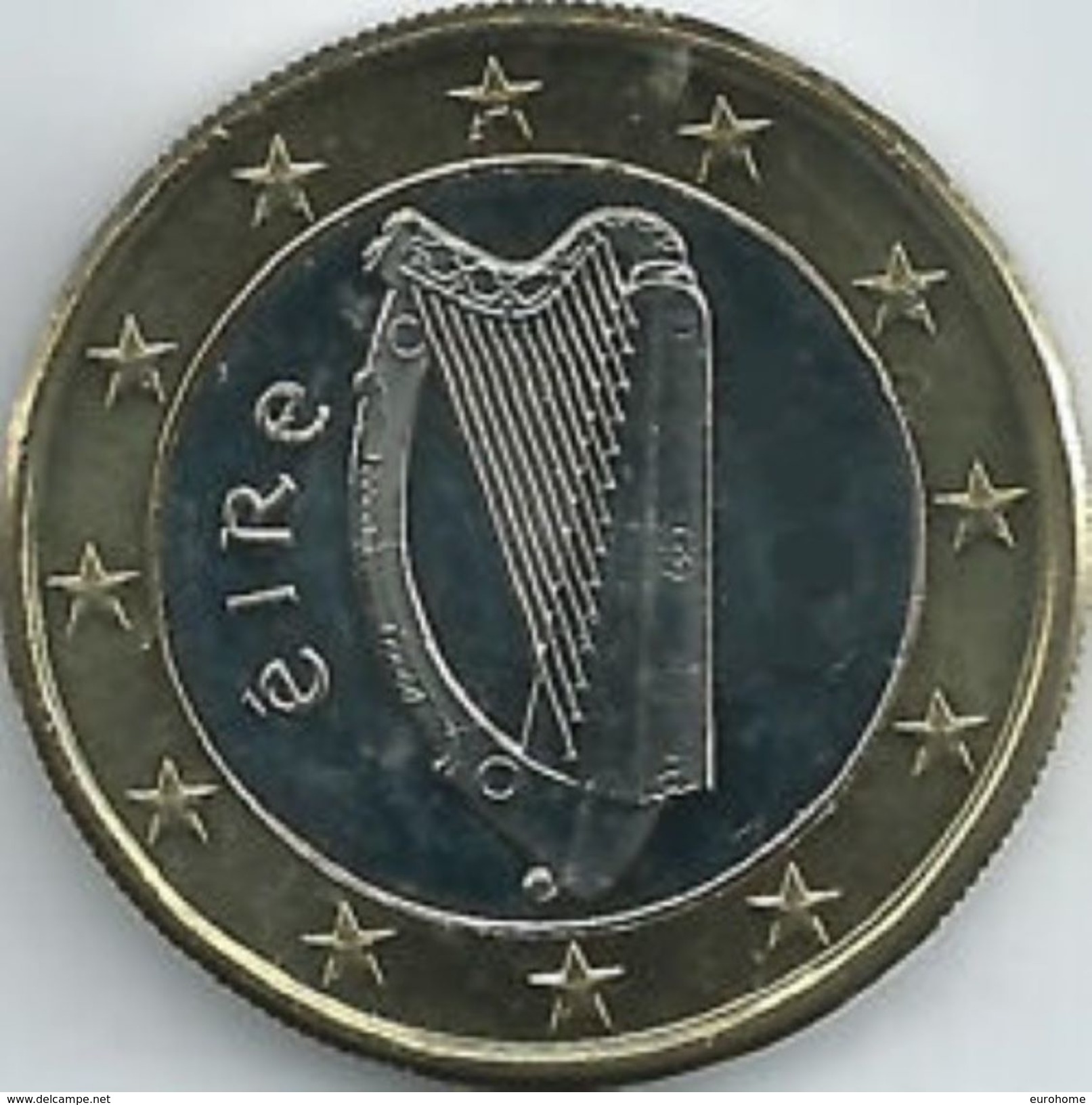 Ierland 2017     1 Euro  UNC Uit De Zakjes  UNC Du Sackets  !! - Irland