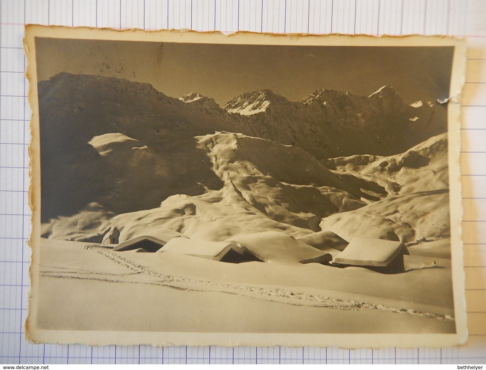 CPSM - RARE - C1932 - AROSA - TSCHUGGEN ALP GEGEN ERZHORN - VERLAG C BRANDT - PHOTO VERITABLE - R7978 - Other & Unclassified