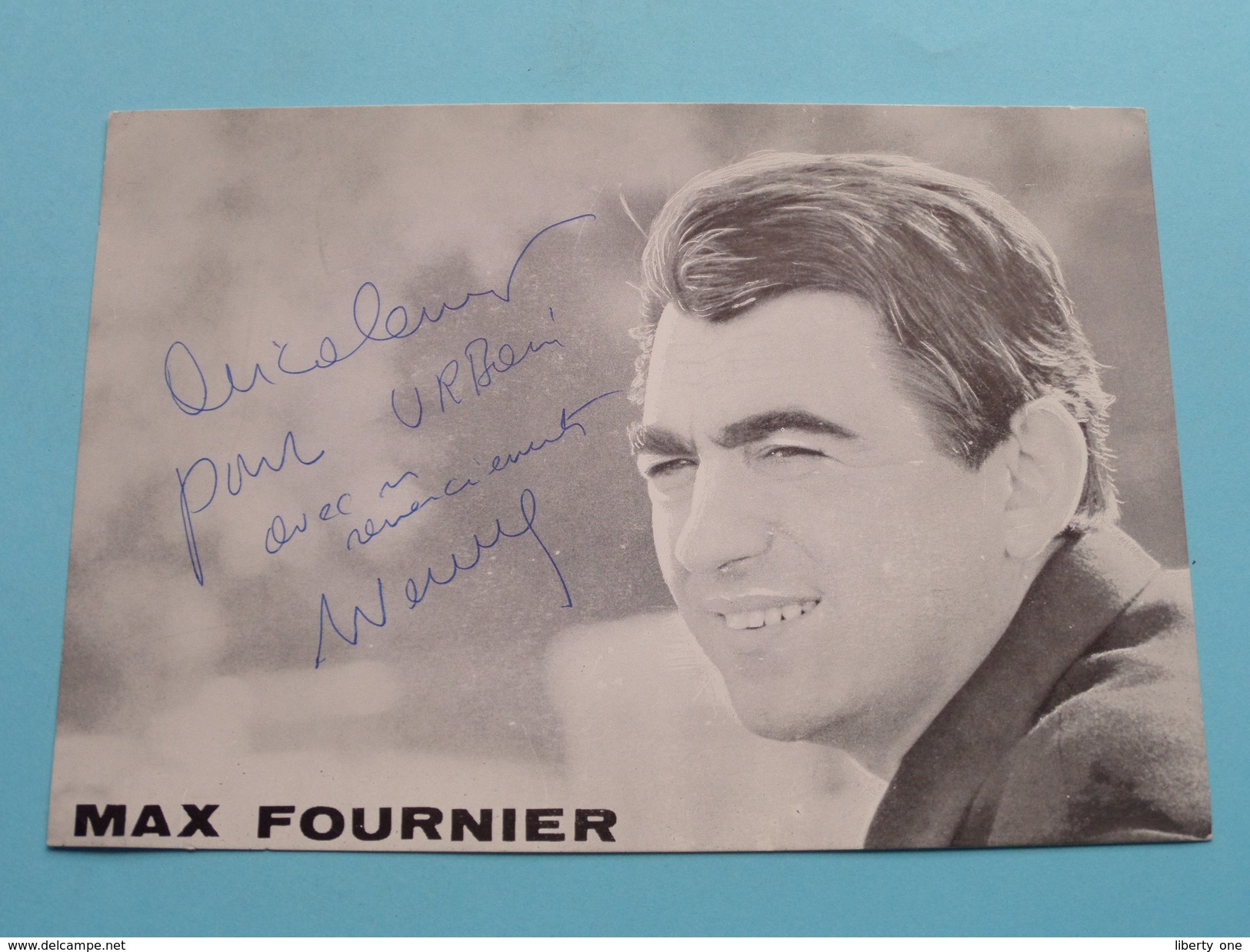 MAX FOURNIER ( Zie Foto's ) ! - Autographes