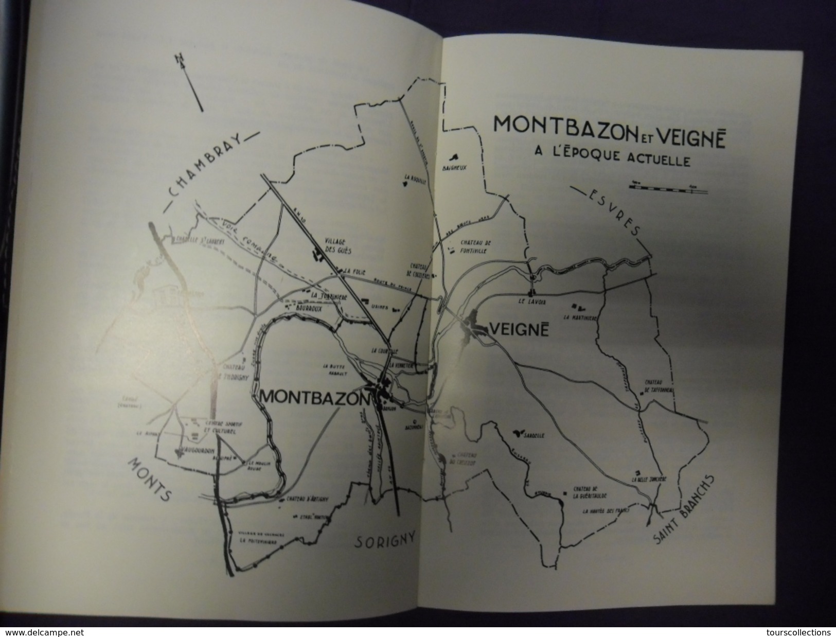 LIVRE Sur MONTBAZON Et VEIGNE (dpt 37) Aux Temps Jadis Par J. Maurice En 1976 - Centre - Val De Loire