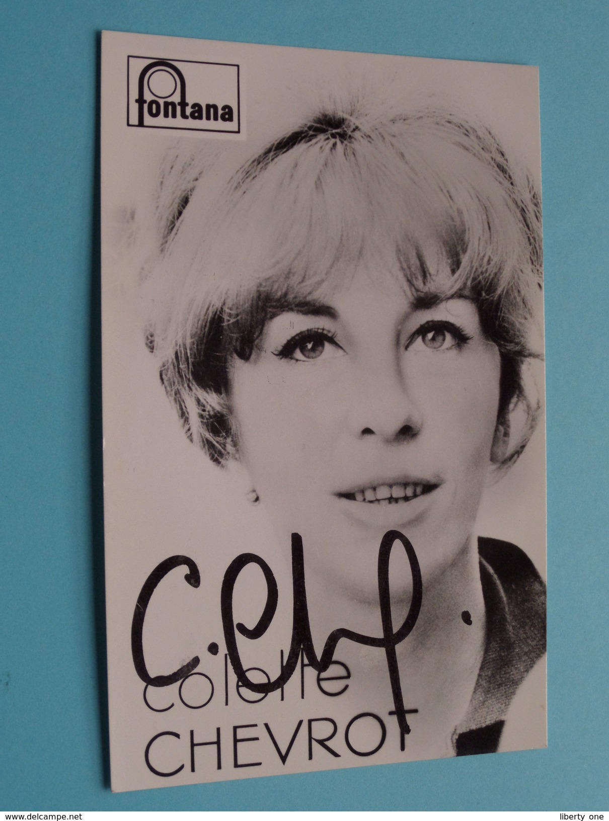 Colette CHEVROT ( Fontana ) ( Zie Foto's ) ! - Handtekening