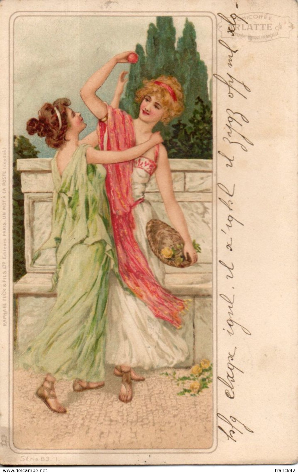 Carte Illustrée. 2 Femmes Luttant Pour Un Fruit - Femmes