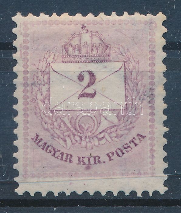 ** 1881 2kr II. Típus 'KIR' Alatti Vésésjavítással - Other & Unclassified