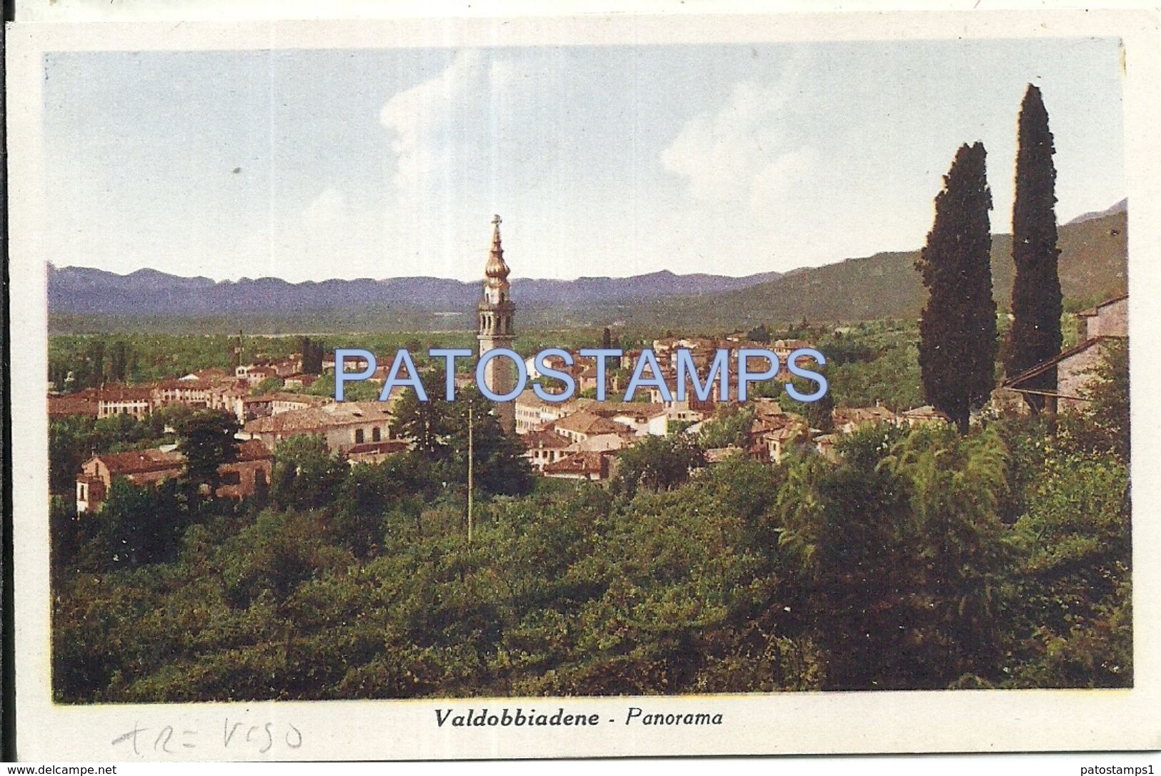 81189 ITALY VALDOBBIADENE TREVISO VIEW PANORAMA POSTAL POSTCARD - Altri & Non Classificati