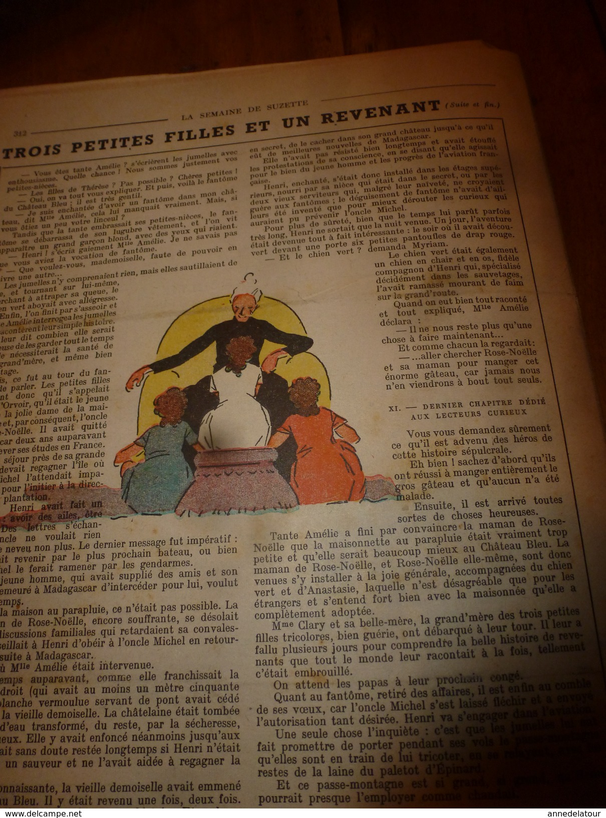 1949 LSDS (La Semaine De Suzette) :Trois Petites Filles Et Un Revenant (illustrations De Pécoud); Etc - La Semaine De Suzette