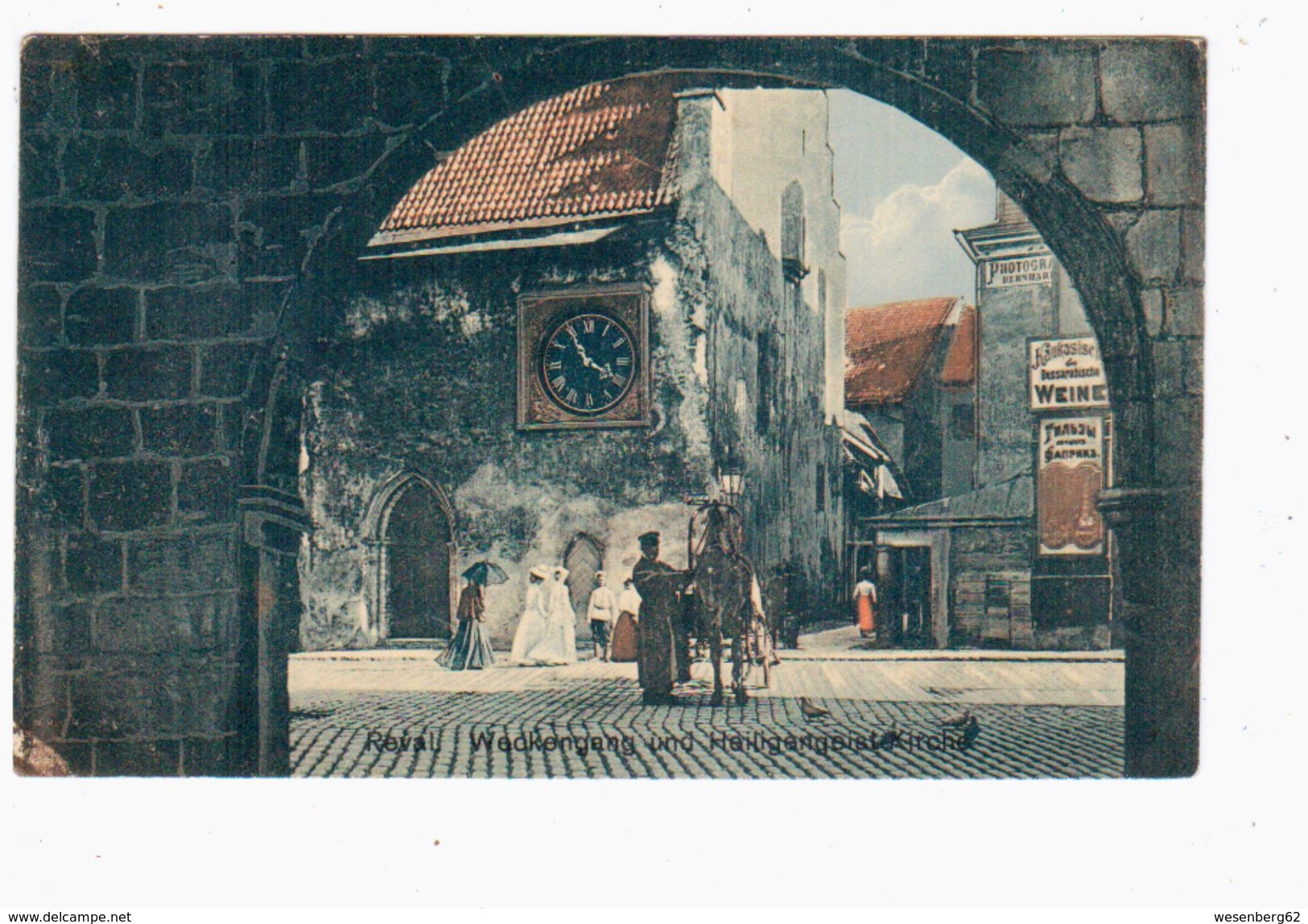 Reval/ Tallinn Weckengang Ca 1910 OLD POSTCARD 2 Scans - Estonia