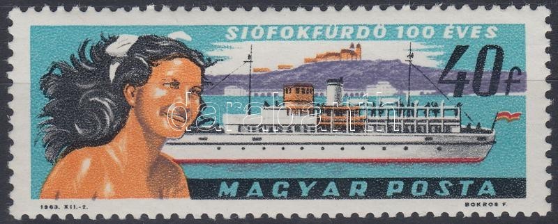 ** 1963 Siófok 40f Pici Színeltolódás - Autres & Non Classés