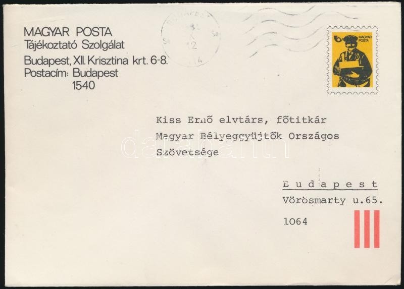 1981 Postaszolgálati Boríték, Használt - Other & Unclassified