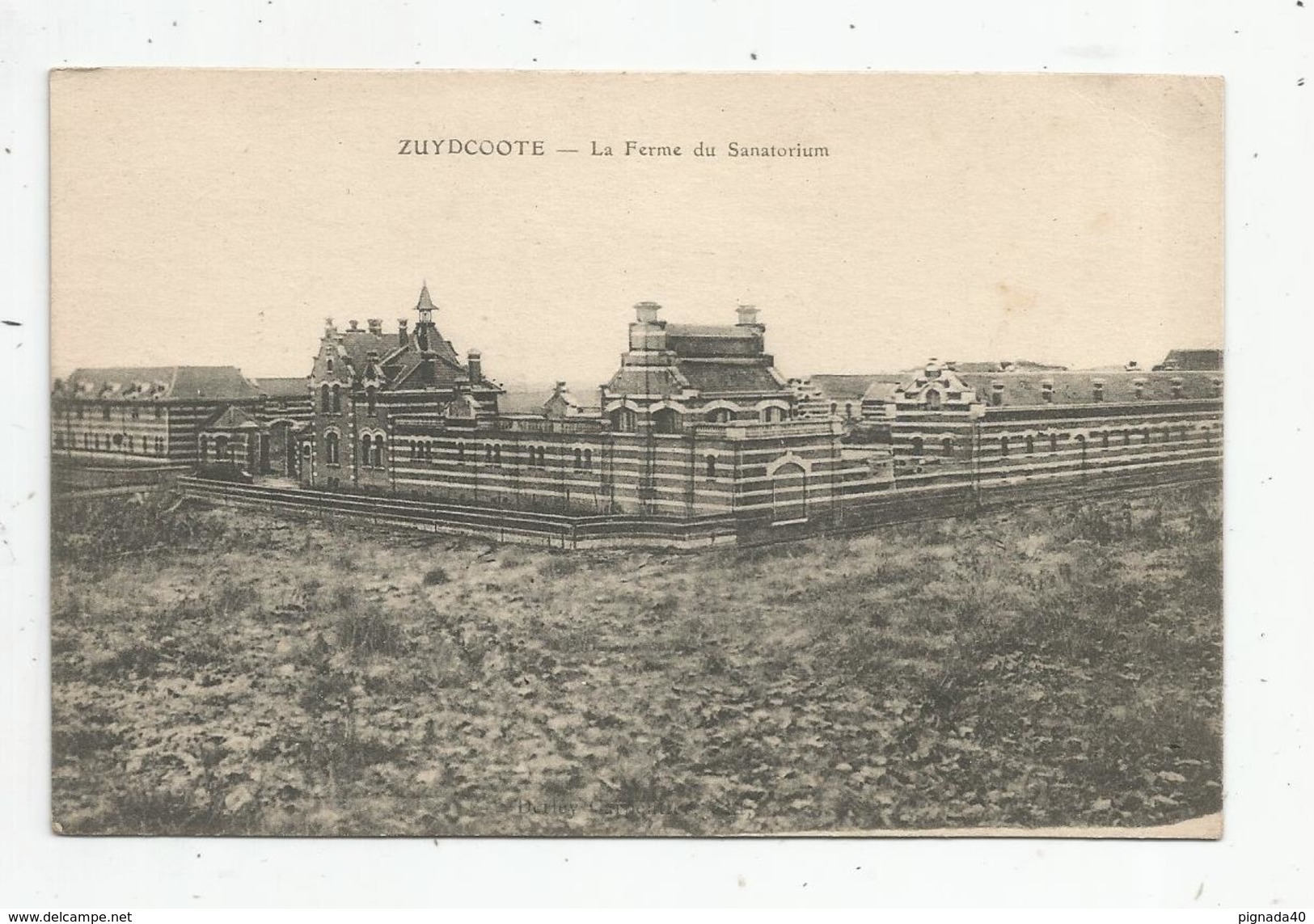 Cp , 59 , ZUYDCOOTE , La Ferme Du Sanatorium , écrite 1918 - Autres & Non Classés