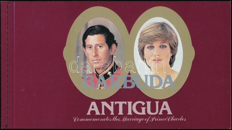 ** 1981 Károly és Diana Esküvője Bélyegfüzet Mi 576-582 - Autres & Non Classés