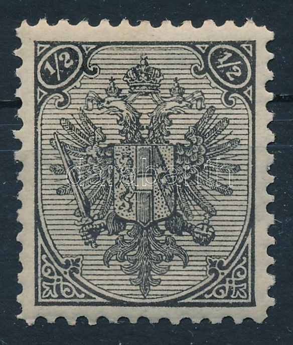 * 1894 Kőnyomat 1/2kr 11 : 1/2 Fogazással (5.400) - Autres & Non Classés