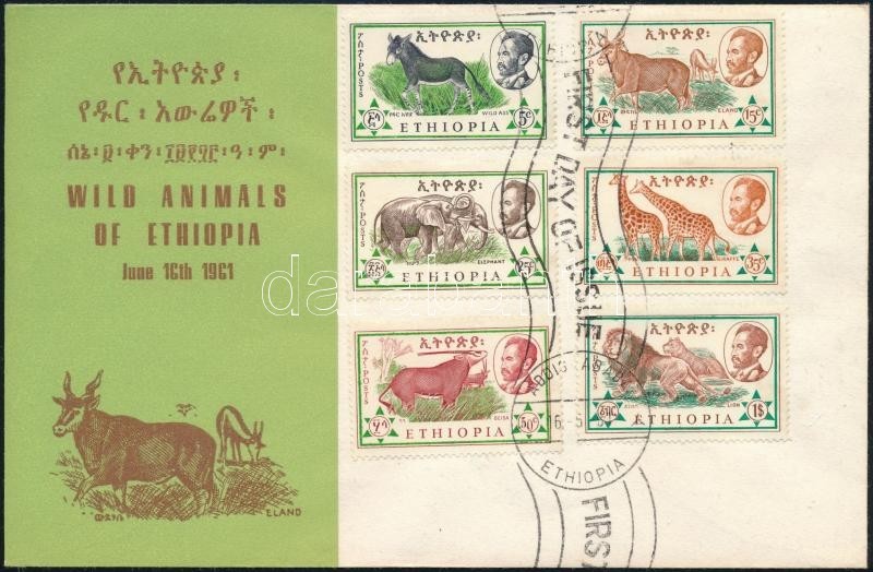 1961 Állatvilág Sor Mi 408-413 FDC-n - Autres & Non Classés