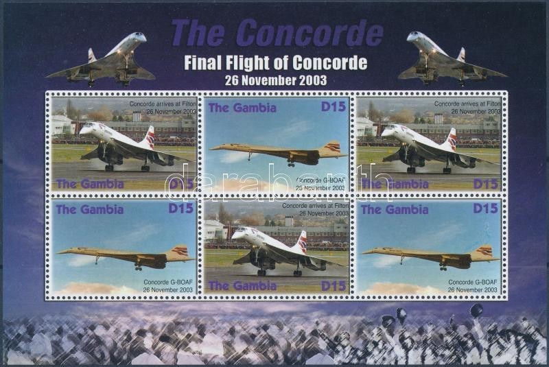 ** 2006 Concorde, Repülő Kisív Mi 5695-5696 - Autres & Non Classés