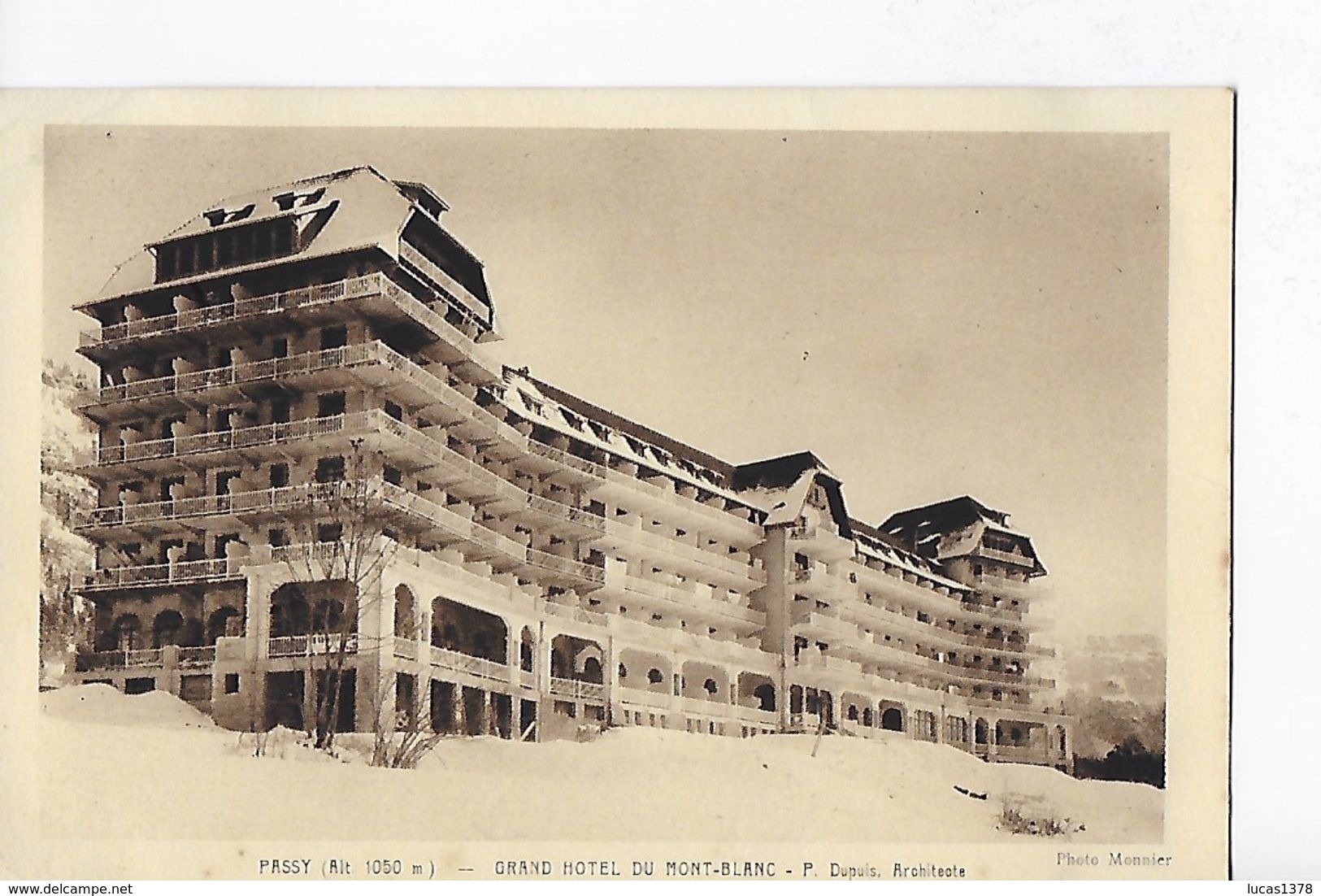 74 / PASSY / LE GRAND HOTEL DU MONT BLANC - Passy