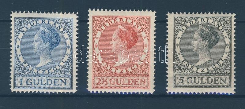 ** 1926 Wilhelmina Királyné Mi 168B-170B (gumiráncok / Gum Creases) - Other & Unclassified