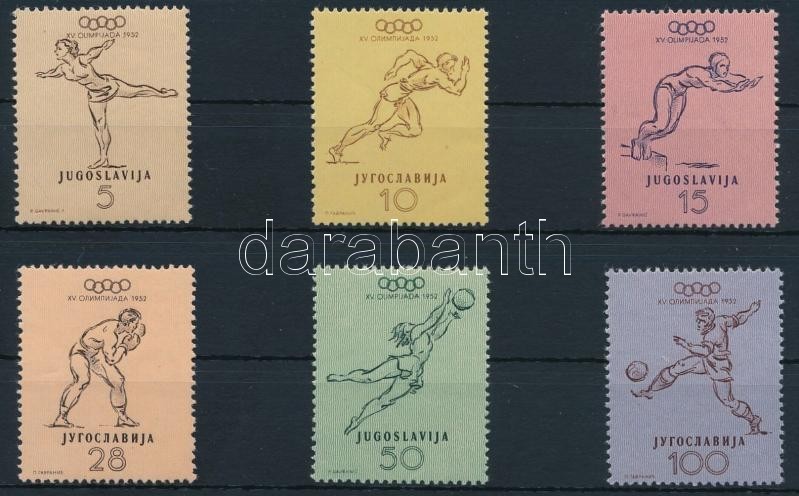 ** 1952 Olimpia Sor Mi 698-703 - Other & Unclassified