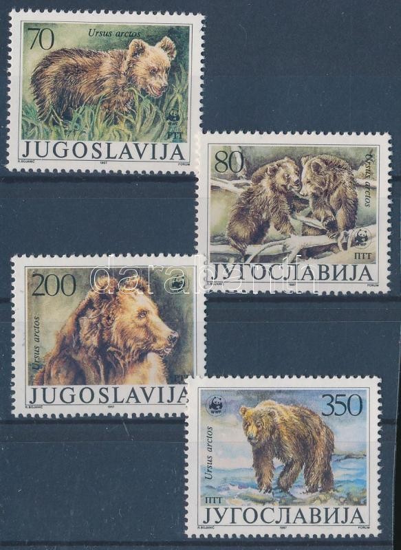 ** 1988 WWF: Barna Medve Sor Mi 2260-2263 - Other & Unclassified