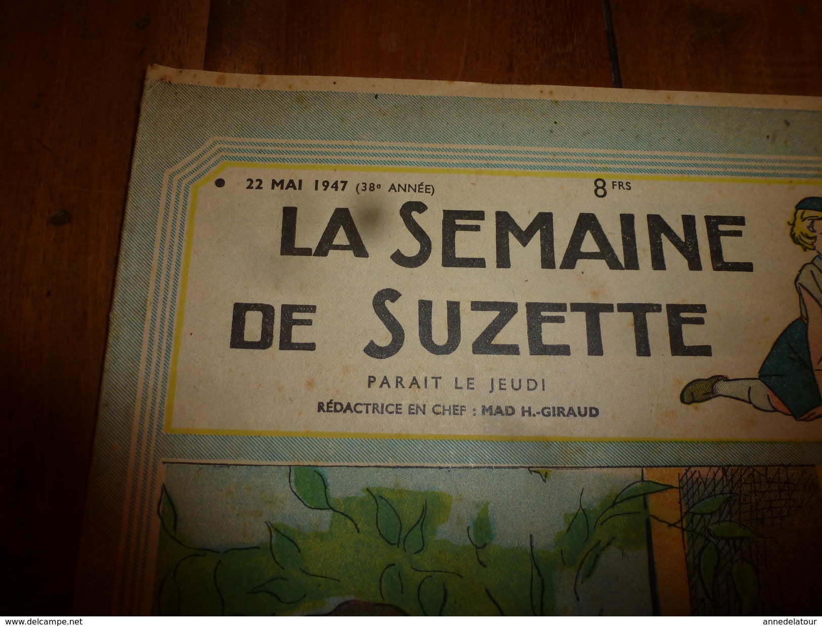 1947 LSDS :Emouvant Récit:Janine En 1944,sauve M. Guerny (agent De L'Intelligence Service), Suite Intervention Gestapo - La Semaine De Suzette