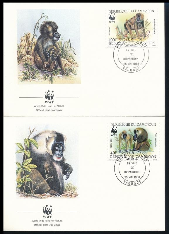 1988 WWF: Drill Sor Mi 1155-1158 4 FDC-n - Autres & Non Classés