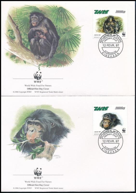 ** 1997 WWF: Bonobó Négyestömb Mi 1339 A-1342A - Other & Unclassified