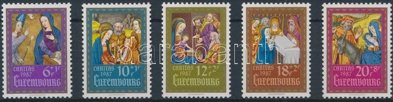 ** 1987 Caritas, Tankönyv Miniatúrák (II) Sor Mi 1185-1189 - Autres & Non Classés