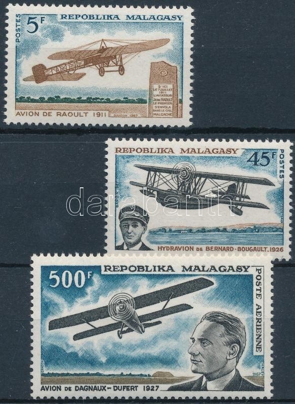 ** 1967 A Repülés Története Sor Mi 566-568 - Other & Unclassified