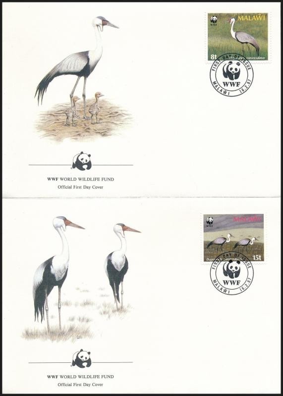 1987 WWF: Daru Sor 4 Db FDC-n Mi 477-480 X - Other & Unclassified