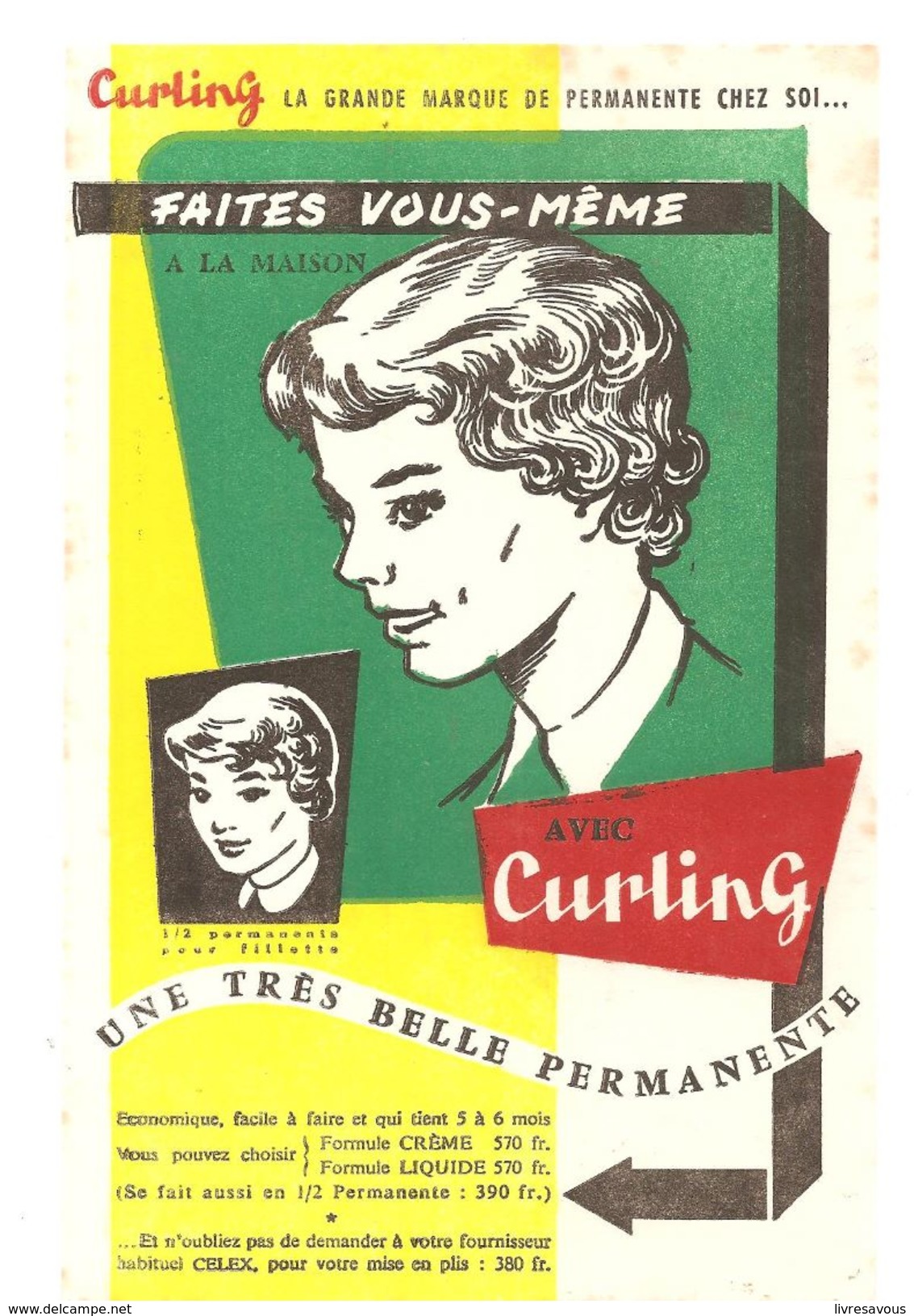 Buvard Curling Avec Curling Une Très Belle Permanente - Parfums & Beauté