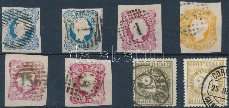 O 1853-1876 Mi 2b, 6, 11, 13, 14 (2x), 46, 47 (Mi EUR 148,-) - Other & Unclassified