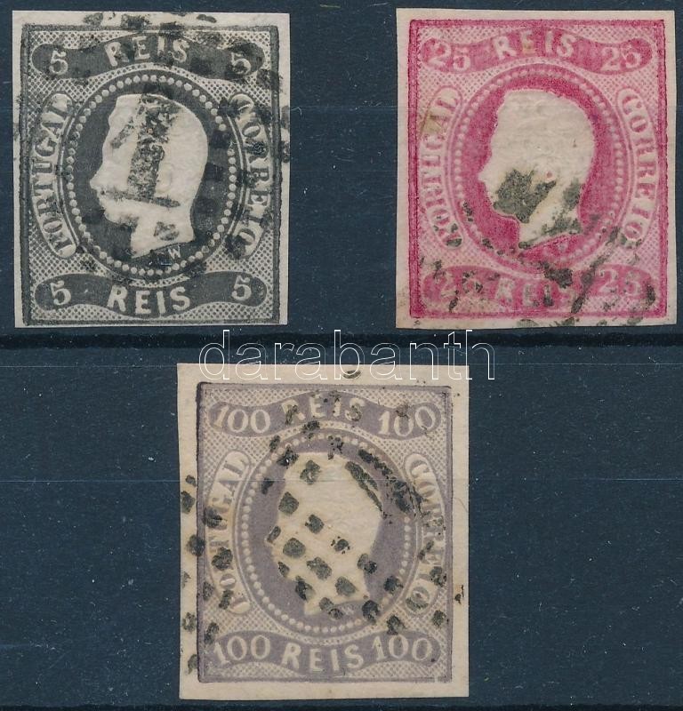 O 1866 Mi 17, 25, 100 (Mi EUR 164,-) - Other & Unclassified