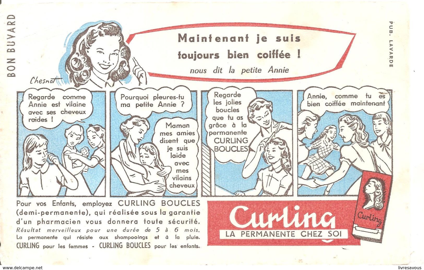 Buvard Curling La Permanente Chez Soi - Parfums & Beauté