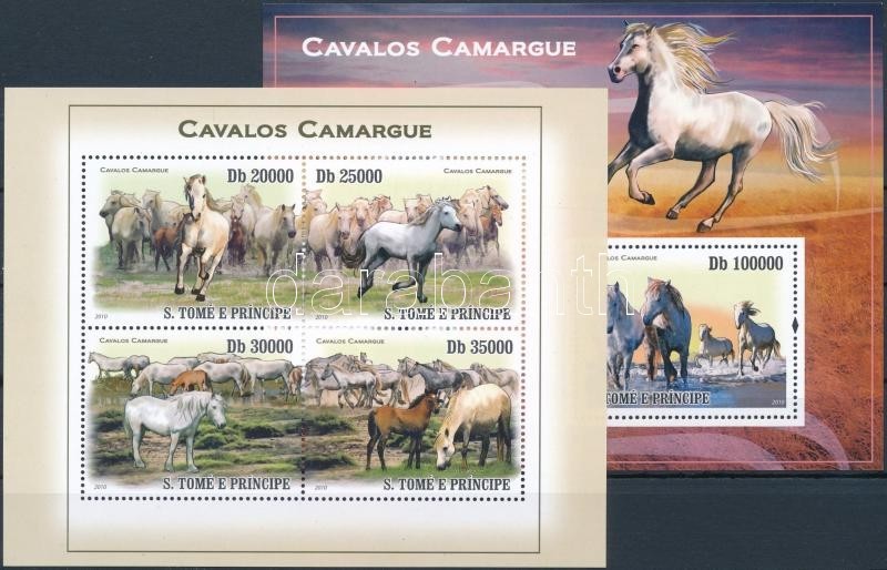 ** 2010 Camargue-i Lovak Kisív + Blokk Mi 4363-4366 + 751 - Other & Unclassified