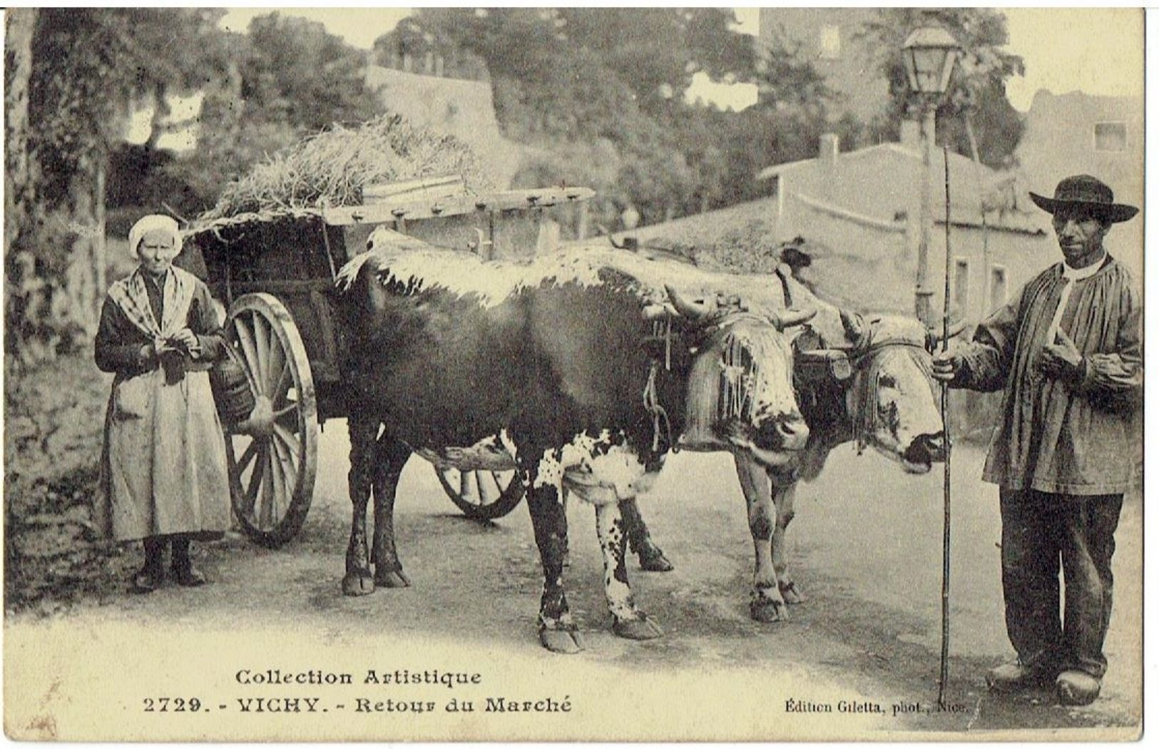 03 - VICHY - Retour Du Marché - Attelage De Boeuf - Vichy