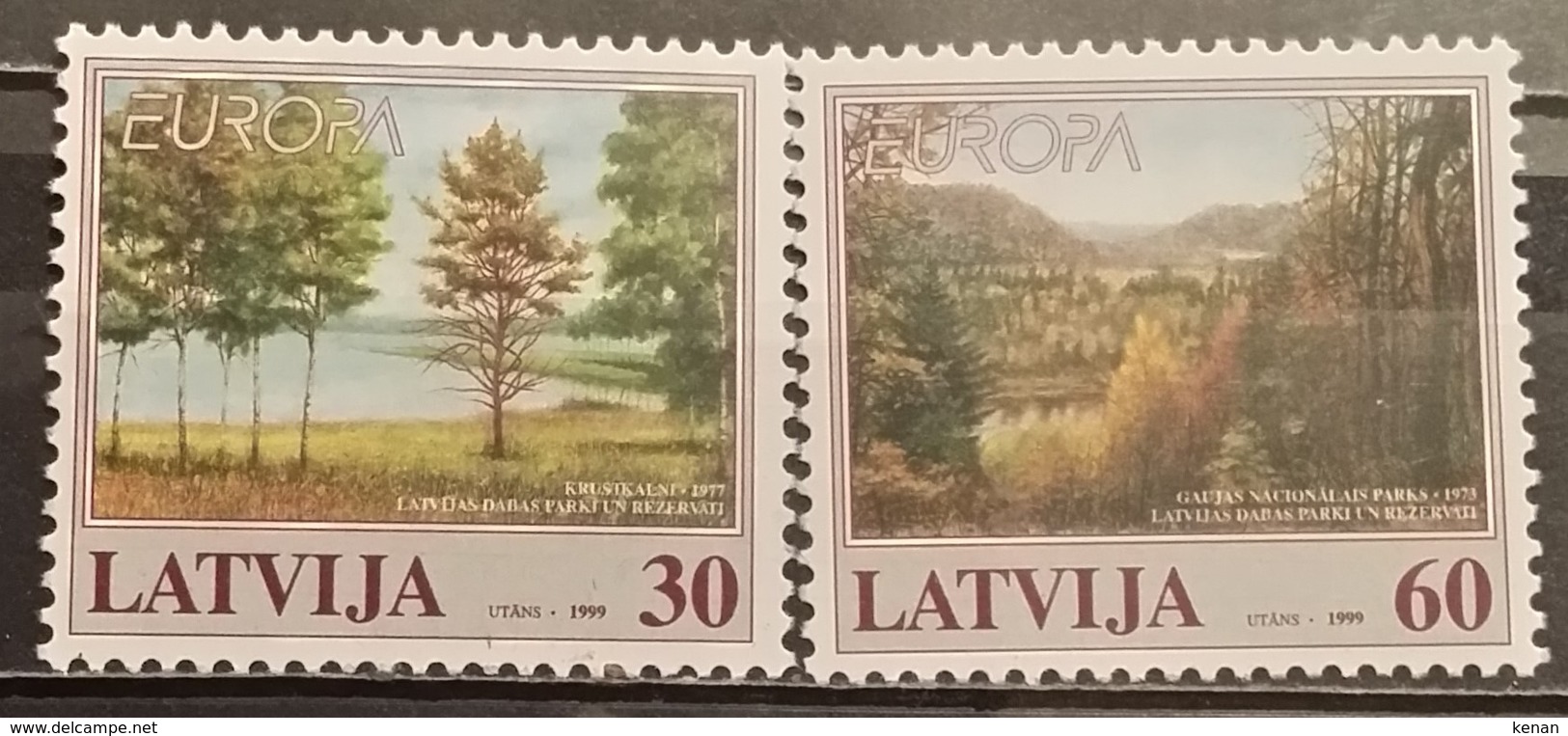 Latvia, 1999, Mi: 496/97 (MNH) - 1999