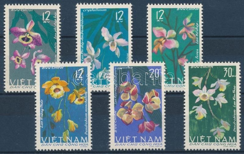 ** 1966 Orchideák Sor Mi 425-430 - Other & Unclassified