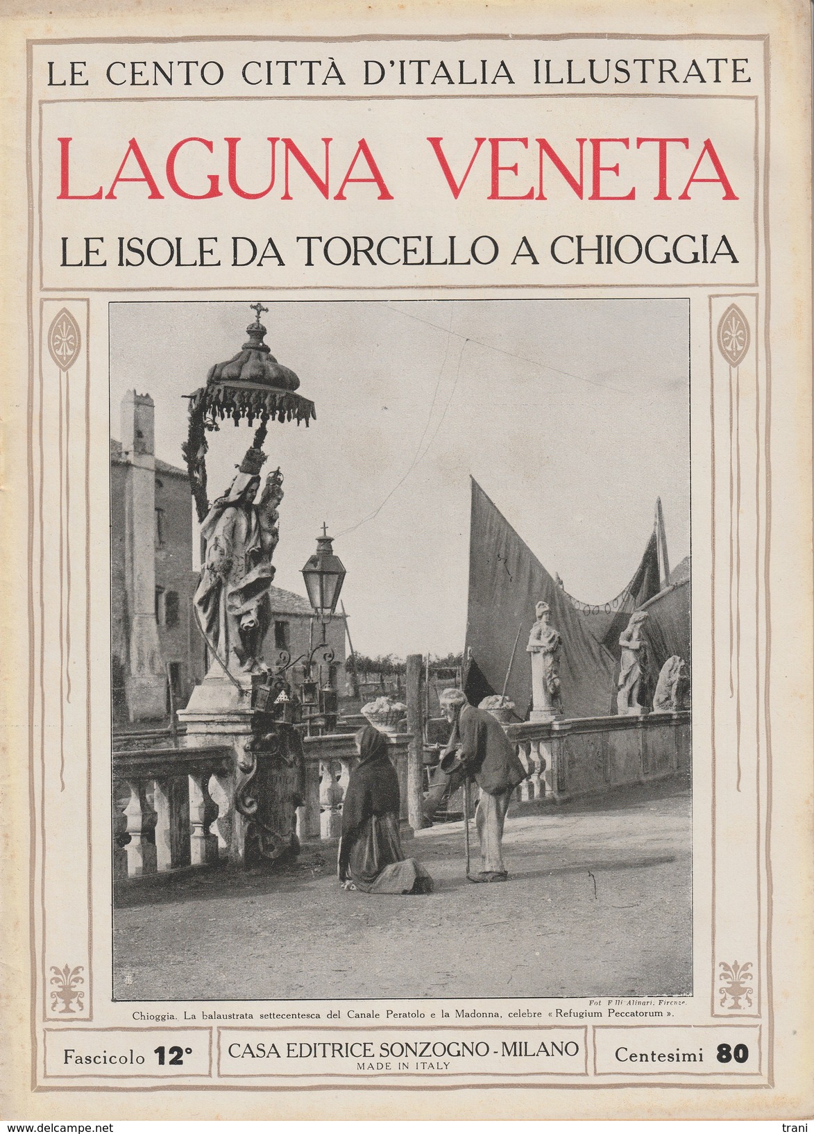LAGUNA VENETA - Le Isole Da Torcello A Chioggia  - Anni '20 - Documenti Storici