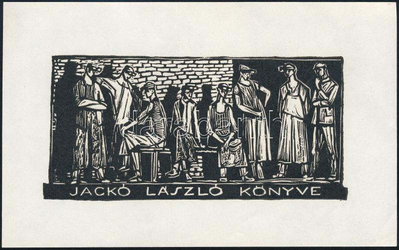 Jelzés Nélkül: Jackó László Könyve. Klisé, Papír, 9x14 Cm - Other & Unclassified