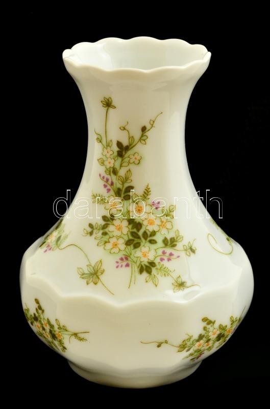 Eschenbach Bavaria Kézzel Festett Porcelán Vázácska, Eredeti Dobozában / Chinaware In Original Box 10 Cm - Autres & Non Classés