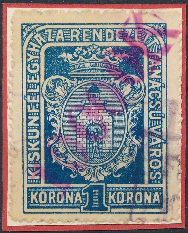1924 Kiskunfélegyháza R.T.V. 20 Sz. Okirati Illetékbélyeg (15.000) - Non Classés