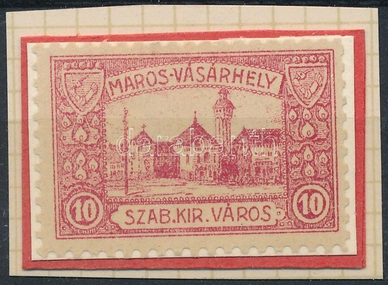 1918 Marosvásárhely SZ.K.V. 3 Sz. Illetékbélyeg (10.000) - Non Classés